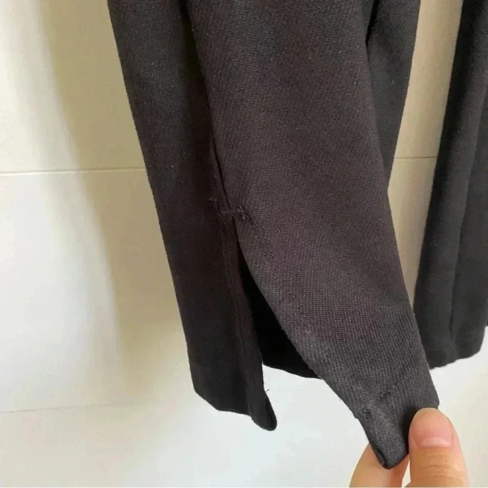 NEW Elie Tahari stretch dress straight leg pants with slits L - Picture 5 of 6